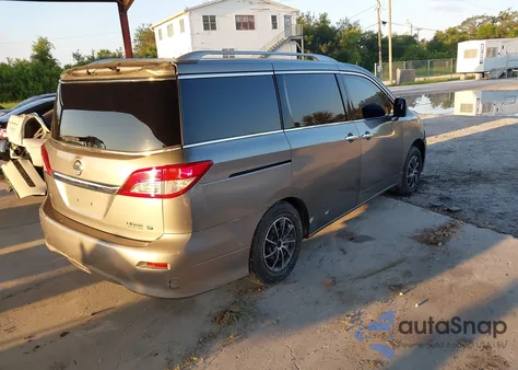2012 Nissan Quest S from USA, damaged, VIN JN8AE2KP6C9035349